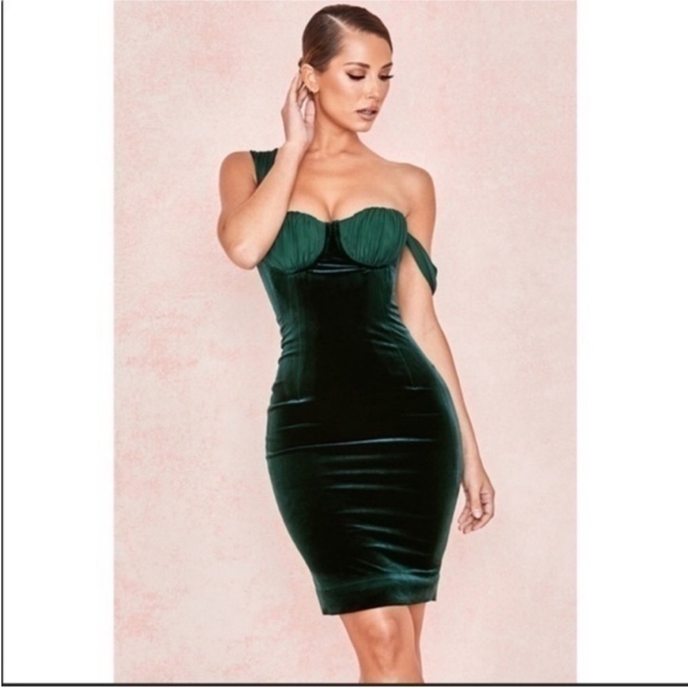House of CB Green Mini Dress